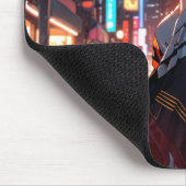 Orange Wolf Mousepad (Ecke)