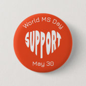 Orange World MS Tag Button (Vorderseite)