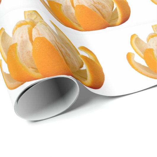 Orange Wrapping Paper Geschenkpapier (Rolleneckpunkt)