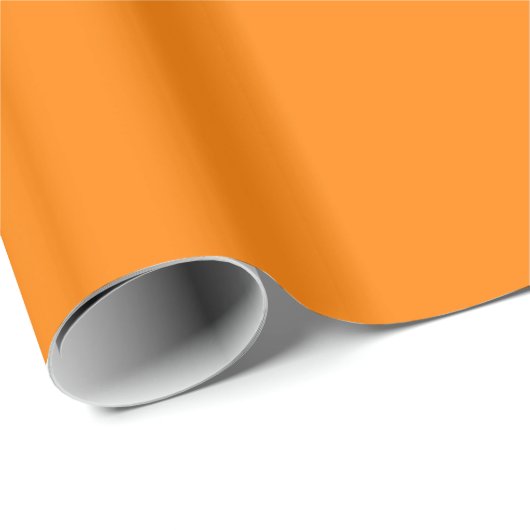 Orange Wrapping Paper Geschenkpapier (Rolleneckpunkt)