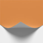 Orange Wrapping Paper Geschenkpapier (Ecke)