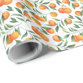 Orange Wrapping Paper Geschenkpapier