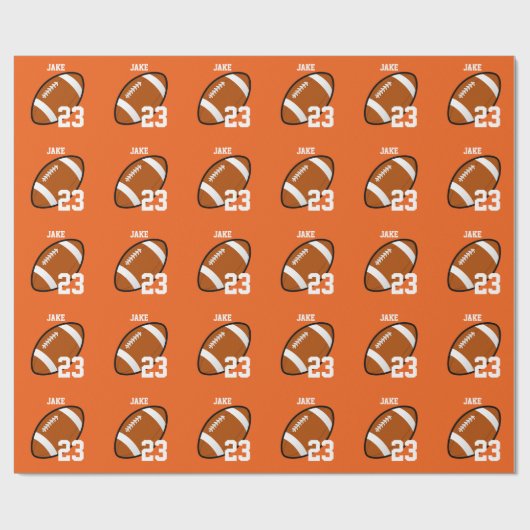 Orange Wrapping Paper Geschenkpapier (Flach)