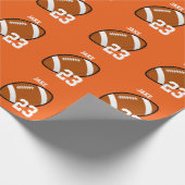 Orange Wrapping Paper Geschenkpapier (Ecke)