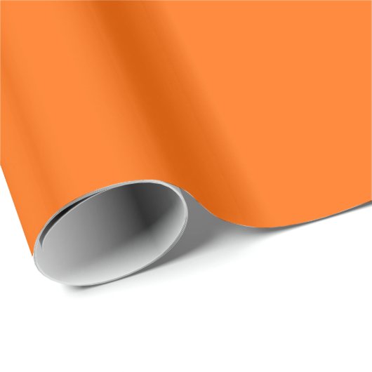 Orange Wrapping Paper Geschenkpapier (Rolleneckpunkt)