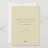 Orange Wreath Weihnachtskarte Feiertagskarte (Rückseite)