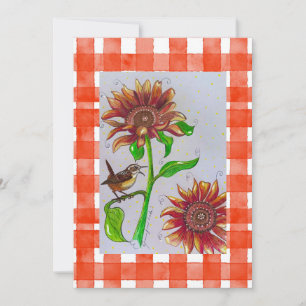 Orange Wren Einladung