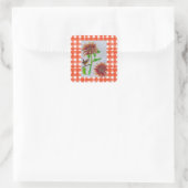 Orange Wren Sticker (Tasche)