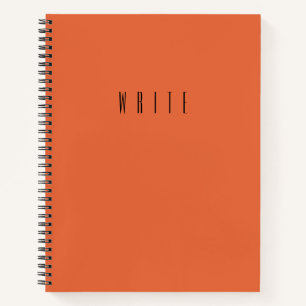 Orange Write Notizblock
