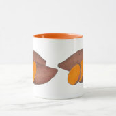Orange Yam Baked Sweet Potato Cooking Feinschmecke Tasse (Zentrum)