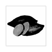 Orange Yam Sweet Potato Feinschmecker Cooking Koch Gummistempel (Prägung)