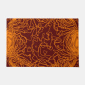 Orange Yarn Door Mat Fußmatte (Vorderseite)