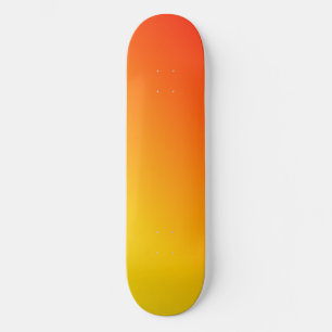 Orange Yellow Ästhetik Skateboard