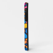 Orange Yellow Blue Pink Brown Mosaik Art Pattern Case-Mate iPhone Hülle (Hinten/Links)