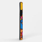 Orange Yellow Blue Pink Brown Mosaik Art Pattern Case-Mate iPhone Hülle (Hinten/Rechts)