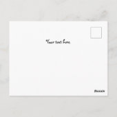 Orange Yellow Brown Erntedank Dinner Postkarte (Rückseite)