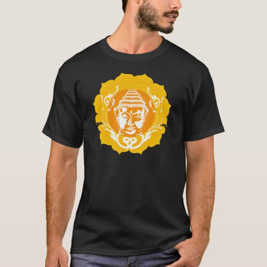 Orange & Yellow Buddha T-Shirt (Vorderseite)