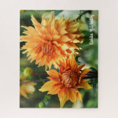 Orange & Yellow Dahlia Garden Blume RHS Wisley Puzzle (Vertikal)