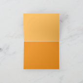 ORANGE YELLOW GEOMETRIC DANKE (Innenseite)