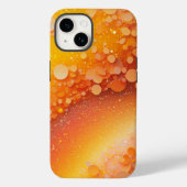 Orange Yellow Glitzer iPhone Mate Tough Case (Rückseite)