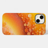 Orange Yellow Glitzer iPhone Mate Tough Case (Rückseite (Horizontal))