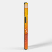 Orange Yellow Glitzer iPhone Mate Tough Case (Rückseite / Rechts)