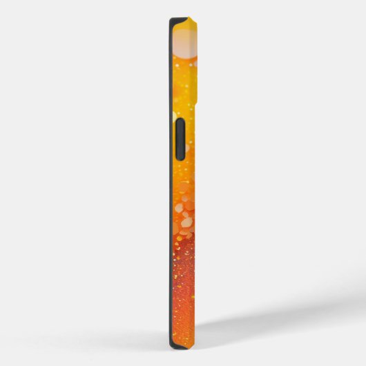 Orange Yellow Glitzer iPhone Mate Tough Case (Rückseite / Rechts)