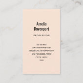 Orange Yellow Gray Blume Bouquet Visitenkarte (Rückseite)