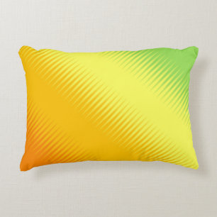 Orange Yellow Green Dekokissen