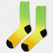 Orange Yellow Green Socken (Linkes Detail)