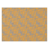 Orange Yellow Grey Blue Modernes Muster Tischdecke (Vorderseite (Horizontal))