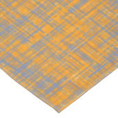 Orange Yellow Grey Blue Modernes Muster Tischdecke (Schrägansicht)
