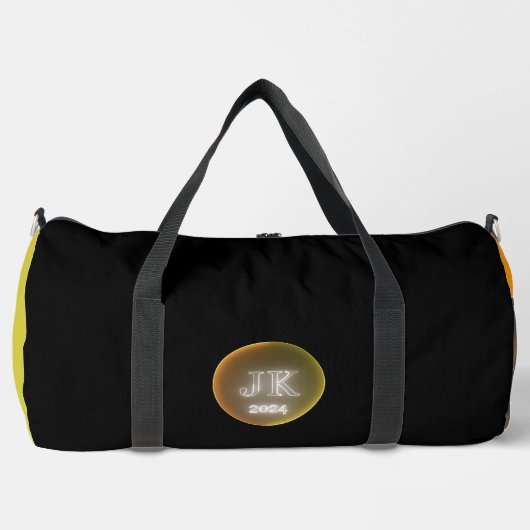Orange Yellow Gym Bag JK 2024 Duffle Bag (Vorderseite)