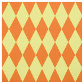 Orange Yellow Harlequin Checkered Design  Stoff (Muster)