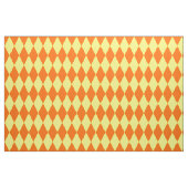 Orange Yellow Harlequin Checkered Design  Stoff (Fat Quarter (45,7 x 55,9 cm))
