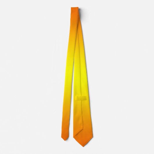 Orange & Yellow Neck Tie Krawatte (Rückseite)