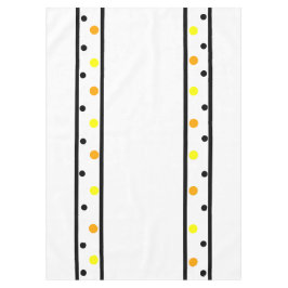 Orange Yellow Polka Dots Tischdecke