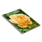 Orange Yellow Rose Notizblock (Rechte Seite)