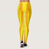 Orange yellow sport Women Leggings (Rückseite)