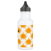 Orange Yellow Sunny Suns Edelstahlflasche (Rechts)