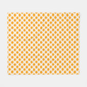Orange Yellow Sunny Suns Fleecedecke (Vorderseite (Horizontal))