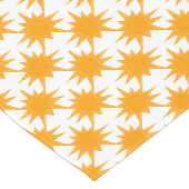 Orange Yellow Sunny Suns Kurzer Tischläufer (Ecke)