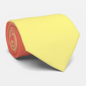 Orange Yellow sunset ombre Krawatte (Gerollt)