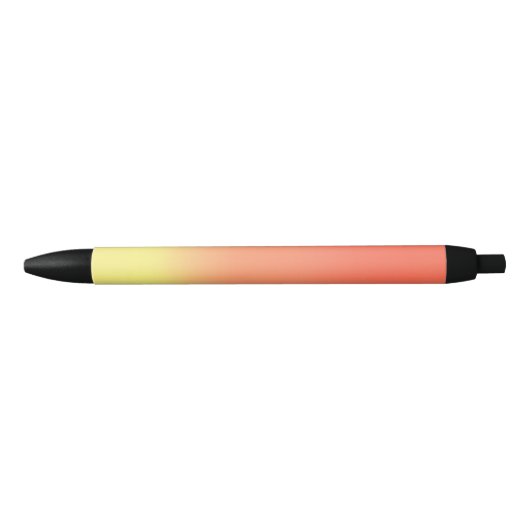 Orange Yellow sunset ombre Kugelschreiber (Vorderseite)