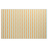 Orange Yellow Turquoise Wasserfarbe Muster Streife Stoff (Yard (91,4 cm))