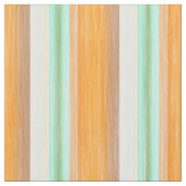 Orange Yellow Turquoise Wasserfarbe Muster Streife Stoff (Nahaufnahme)