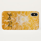 Orange Yellow Unisex Girly Case-Mate iPhone Hülle (Rückseite (Horizontal))