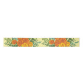Orange Yellow Wedding Rose Spring Satinband (Vorderseite)