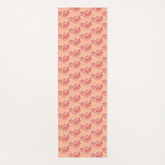 Orange Yogamatte (Vorderseite)