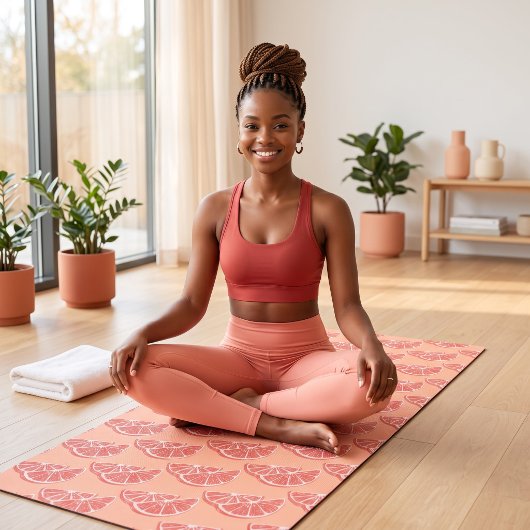 Orange Yogamatte